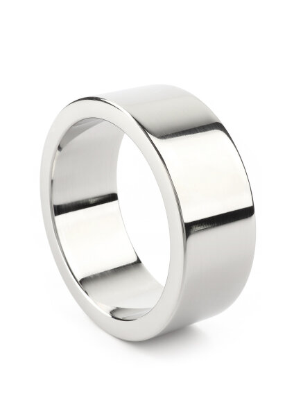 Mr. Steel Mega Wide Band C-Ring 45 mm Silver