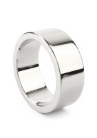 Mr. Steel Mega Wide Band C-Ring 45 mm Silver