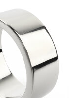 Mr. Steel Mega Wide Band C-Ring 45 mm Silver