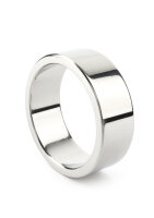 Mr. Steel Mega Wide Band C-Ring 50 mm Silver