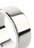 Mr. Steel Mega Wide Band C-Ring 50 mm Silver
