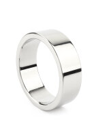 Mr. Steel Mega Wide Band C-Ring 55 mm Silver