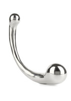 Mr. Steel The Curvy G-spot Double Ended Silver 19 cm