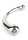 Mr. Steel The Curvy G-spot Double Ended Silver 19 cm