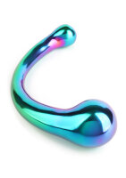 Mr. Steel The Curvy G-spot Rainbow Multicolor 19 cm