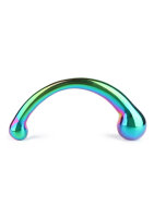Mr. Steel The Curvy G-spot Rainbow Multicolor 19 cm
