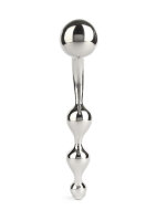 Mr. Steel Twisted Desire Bulb Wand Silver 24 cm