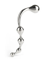 Mr. Steel Twisted Desire Bulb Wand Silver 24 cm