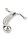 Mr. Steel Stallion G-Spot Stimulator Silver