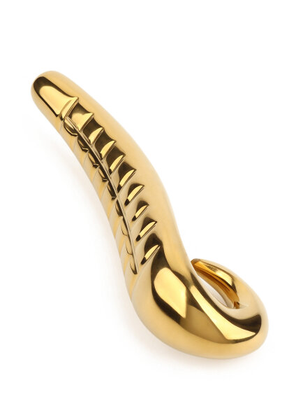 Mr. Steel Devils Tongue Dildo Gold