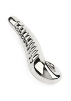 Mr. Steel Devils Tongue Dildo Silver