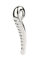 Mr. Steel Devils Tongue Dildo Silver