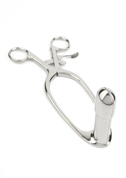 Mr. Steel Barr Rectal Speculum Large Silver