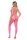 Take You There Bodystocking Pink Onesize - Queensize