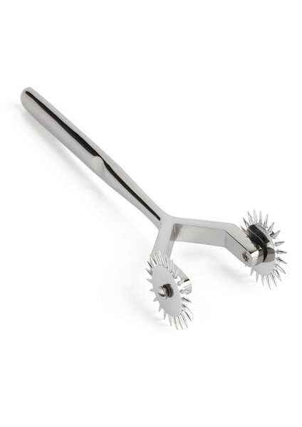 Mr. Steel Twin Wartenberg Pinwheel Silver