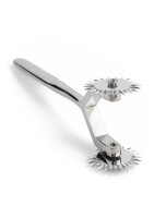 Mr. Steel Twin Wartenberg Pinwheel Silver