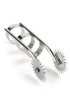 Mr. Steel Double Finger Pinwheel Silver