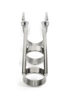 Mr. Steel Double Finger Pinwheel Silver