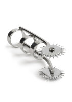 Mr. Steel Double Finger Pinwheel Silver