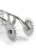 Mr. Steel Double Finger Pinwheel Silver