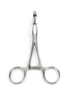 Mr. Steel Cube Tongs V Shape Silver