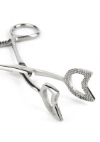 Mr. Steel Cube Tongs V Shape Silver
