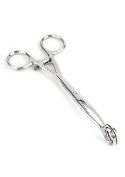 Mr. Steel Cube Tongs O Shape Silver