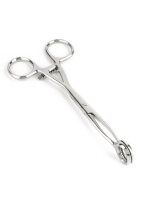 Mr. Steel Cube Tongs O Shape Silver