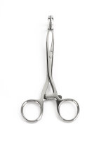 Mr. Steel Cube Tongs O Shape Silver