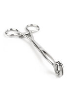 Mr. Steel Cube Tongs O Shape Silver