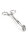 Mr. Steel Cube Tongs O Shape Silver