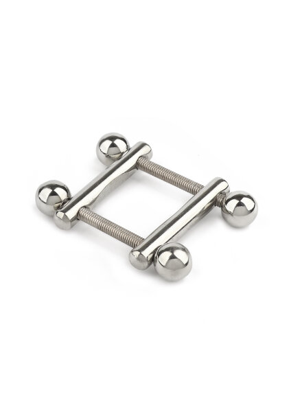 Mr. Steel Turning Point Nipple Clamps Silver