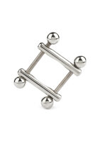 Mr. Steel Turning Point Nipple Clamps Silver