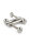Mr. Steel Turning Point Nipple Clamps Silver