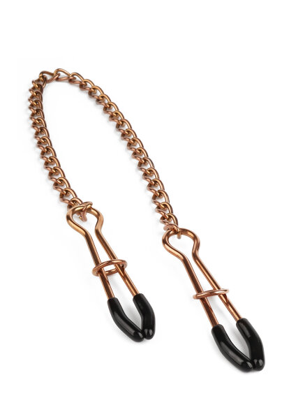 Mr. Steel Tweezer Nipple Clamps Gold Rose Gold