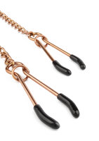 Mr. Steel Tweezer Nipple Clamps Gold Rose Gold