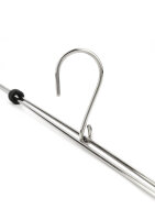 Mr. Steel Long Thai Hooked Pain Stick Silver