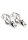Mr. Steel Squeezer Nipple Clamps With Ring Silver