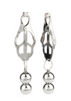 Mr. Steel Clover Nipple Clamps Weight Silver