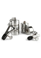 Mr. Steel Aligator Nipple Clamps Weights Silver