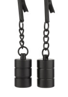 Mr. Steel Tingling Nipple Clamp Weight Black