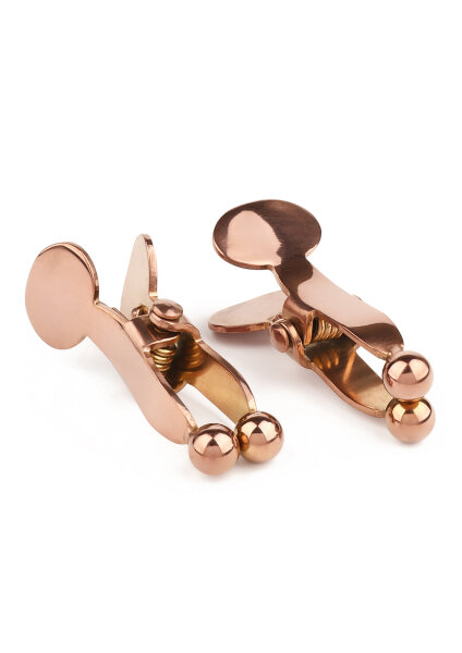 Mr. Steel Balls Pincher Nipple Clamps Rose Gold