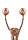 Mr. Steel Balls Pincher Nipple Clamps Rose Gold