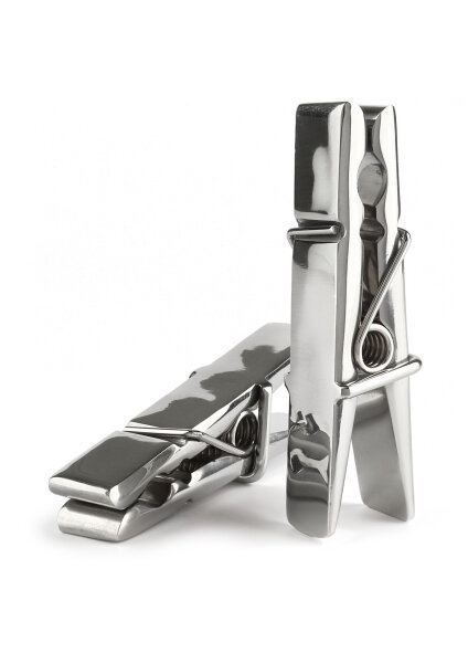 Mr. Steel Clothespins Nipple Clamps Silver