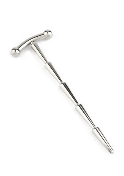 Mr. Steel Smooth Cum Rattle Penis Plug Silver