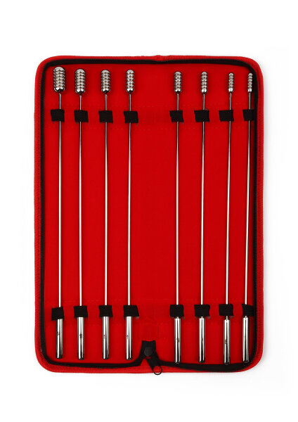 Mr. Steel Screw Me Urethral Sounds 8 Pcs Silver