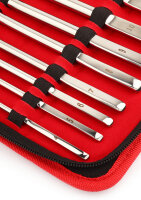 Mr. Steel Single End Dilator 14 pcs Silver