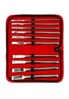 Mr. Steel Single End Dilator 10 Pcs Silver