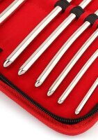 Mr. Steel Single End Dilator 10 Pcs Silver