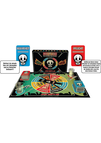 MadWish Pro Party Drinking Board Game German
